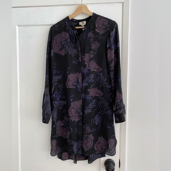 Wilfred silk button up floral dress - Picture 8 of 11